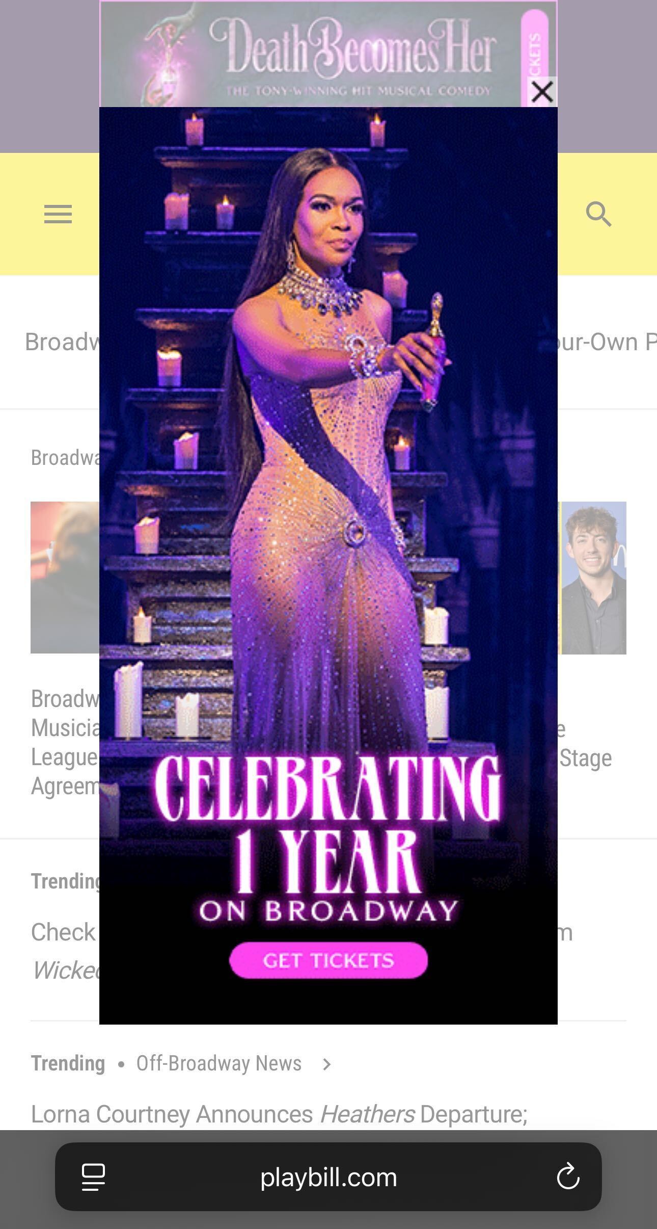 10 23 Death Becomes Her HP Welcome Mat Mobile