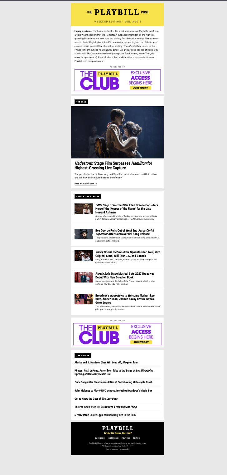 Weekend Post Newsletter 2026